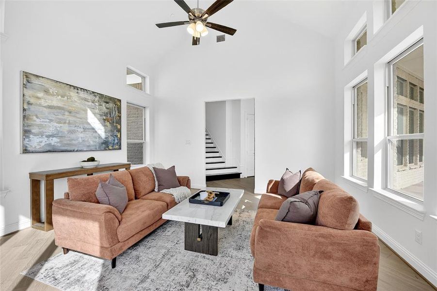 Furnished interior view inside a new home in , Parker (Image 29). Furnished interior view inside a new home in , Parker (Image 29).