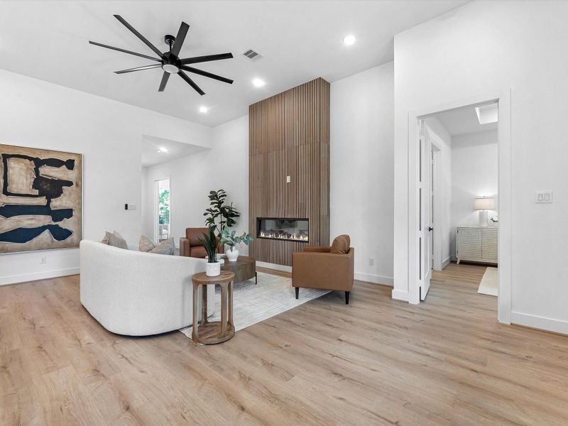 Luxury Vinyl floors throughout this stunning single story Luxury Vinyl floors throughout this stunning single story