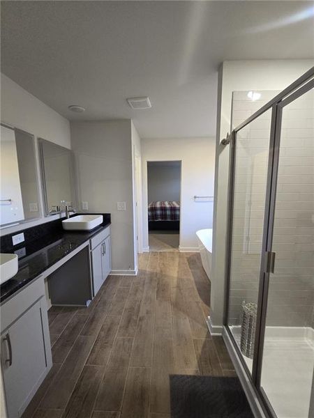 Furnished interior view inside a new home in Fern Dale, Fairburn (Image 64).