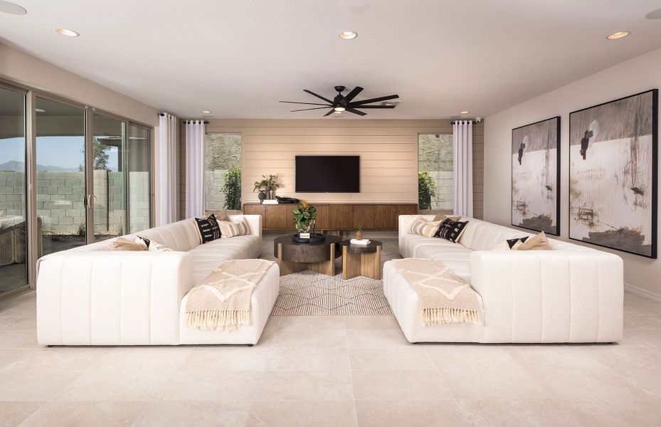 Furnished interior view inside a new home in Allen Ranches, Litchfield Park (Image 13).