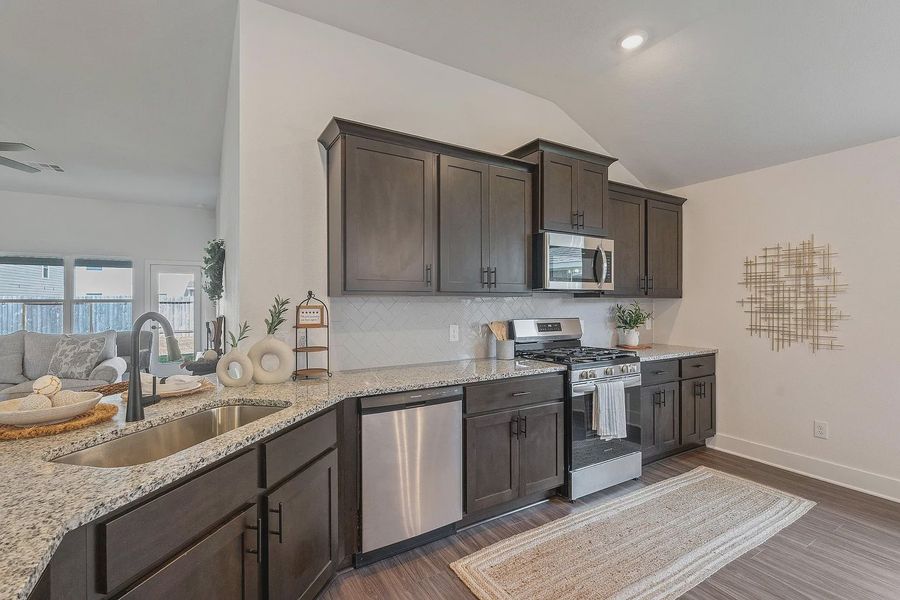Furnished interior view inside a new home in Grand Oaks Reserve, Cleveland (Image 18).