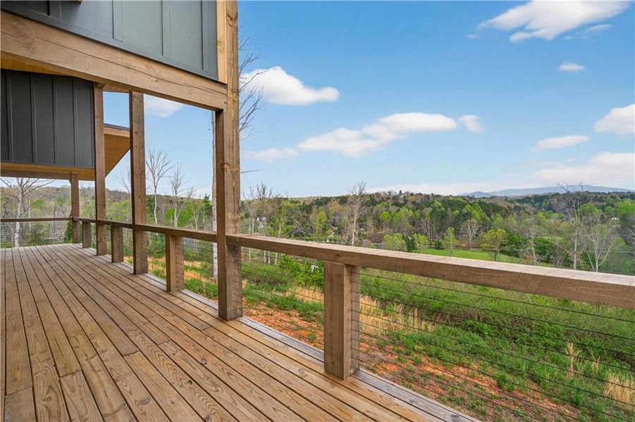 Exterior details and patio area of a home in , Ellijay (Image 19).