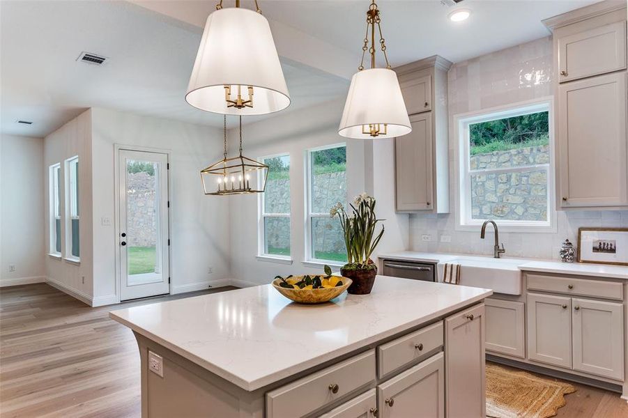 Furnished interior view inside a new home in , Benbrook (Image 7).