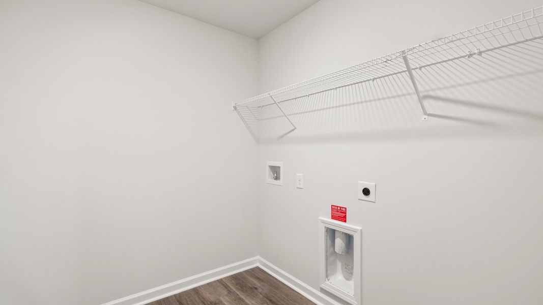 Representative unfurnished interior of a home built from the Elle by D.R. Horton in Highland Hills, Graniteville (Image 26).