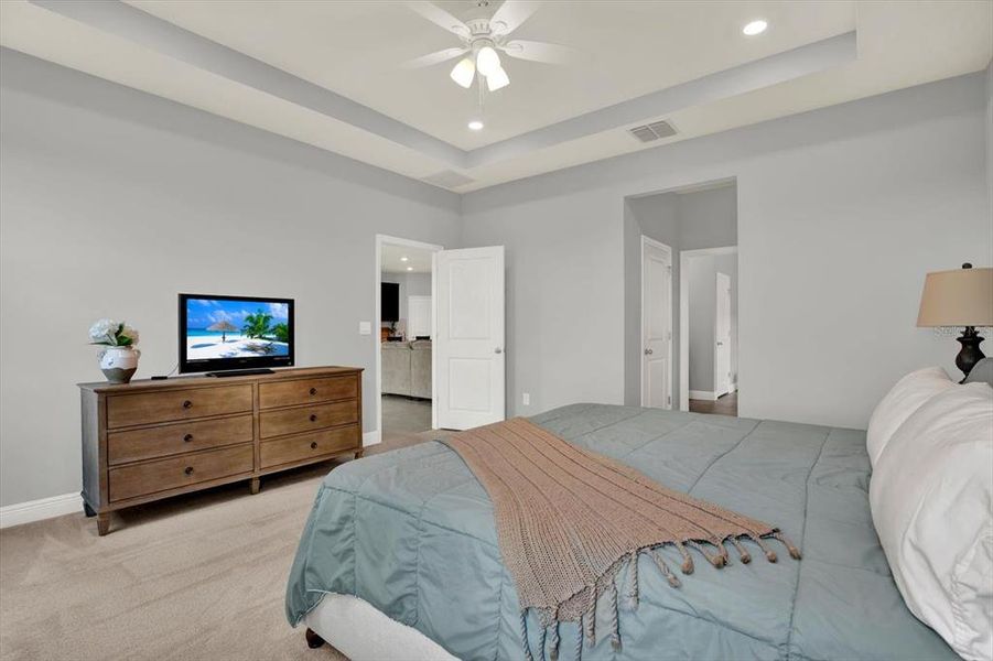 Furnished interior view inside a new home in Woodcreek, Wesley Chapel (Image 44).
