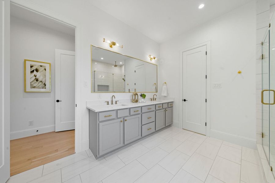 Furnished interior view inside a new home in , Houston (Image 28).