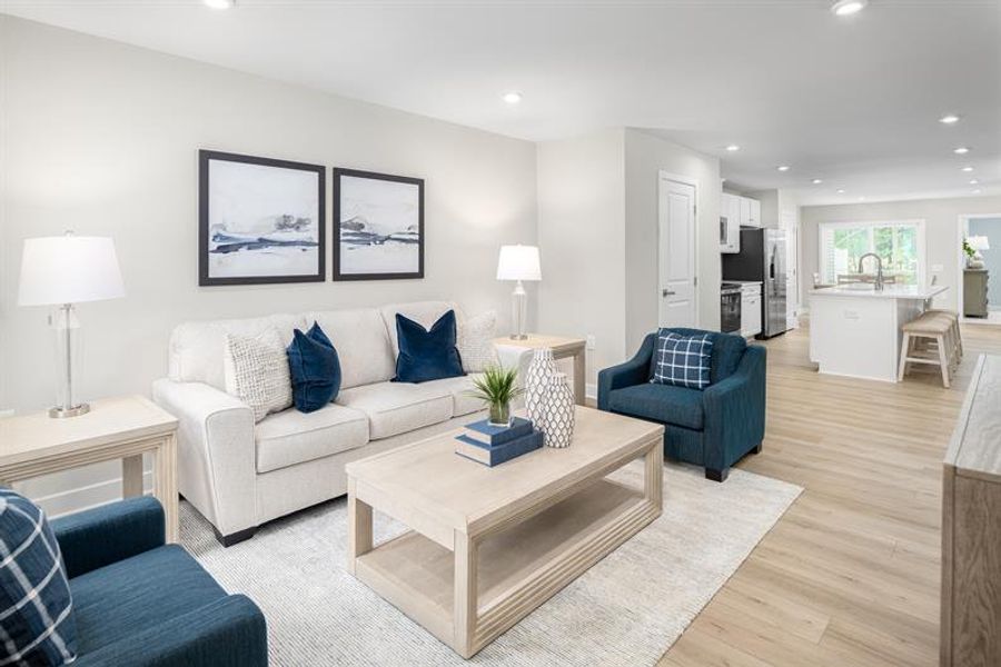 Furnished interior view inside a new home in Berkeley Villas, Spartanburg (Image 4).