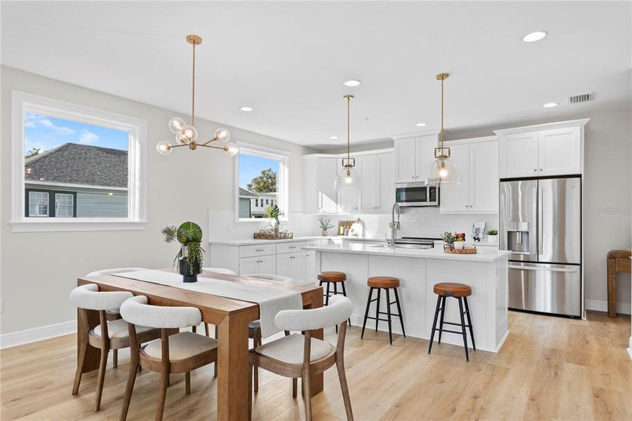 Furnished interior view inside a new home in , Tampa (Image 19).