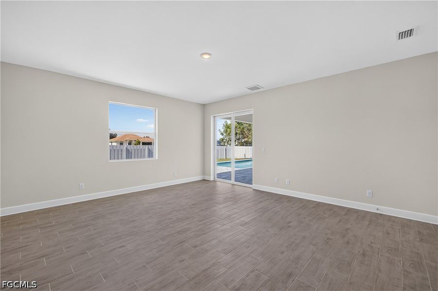 Spacious, unfurnished interior of a new home in Cape Coral, Cape Coral (Image 16). Spacious, unfurnished interior of a new home in Cape Coral, Cape Coral (Image 16).