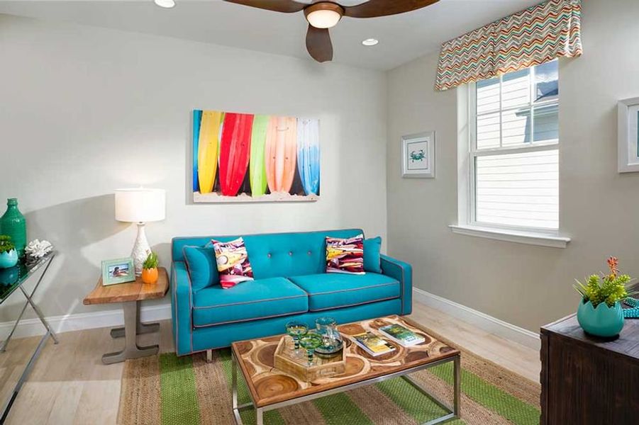 Representative furnished interior of a home built from the Antigua by Minto Communities in Latitude Margaritaville Hilton Head, Hardeeville (Image 8). Representative furnished interior of a home built from the Antigua by Minto Communities in Latitude Margaritaville Hilton Head, Hardeeville (Image 8).