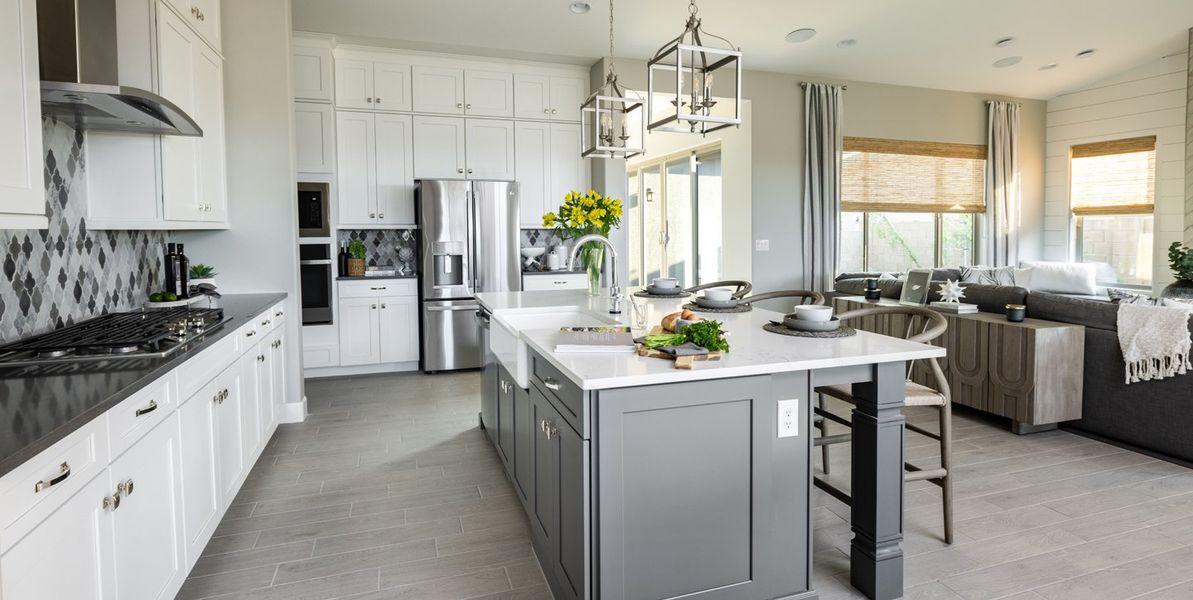 Furnished interior view inside a new home in Overlook at The Dells, Prescott (Image 4).