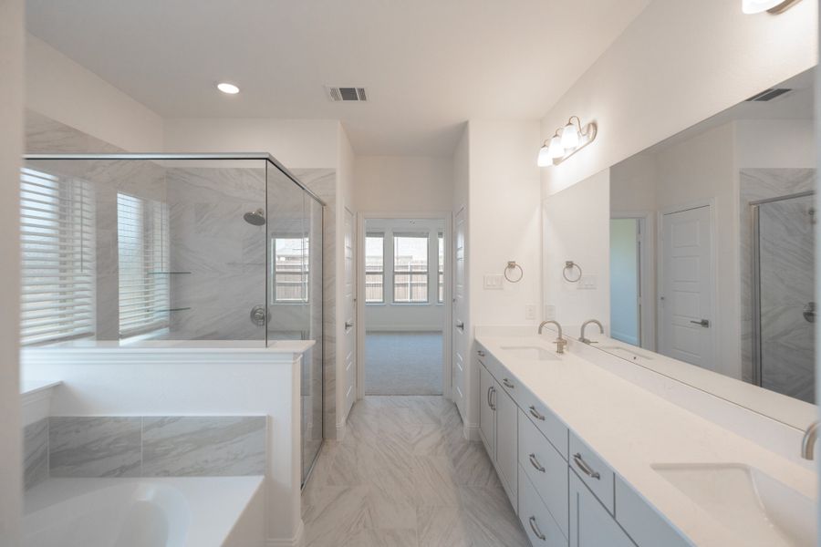 Furnished interior view inside a new home in Valencia on the Lake, Little Elm (Image 8).