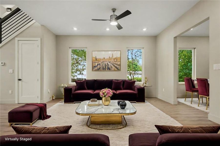 Furnished interior view inside a new home in , Decatur (Image 9).