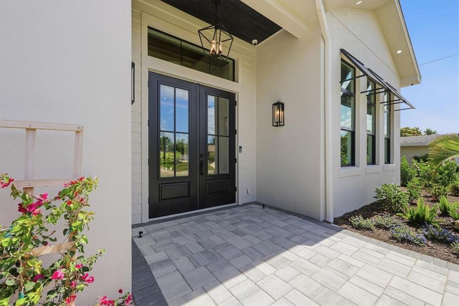 Exterior details and patio area of a home in , Sarasota (Image 3).