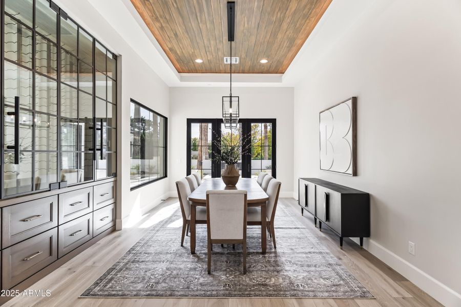 25 - Dining Room with Wine Wall