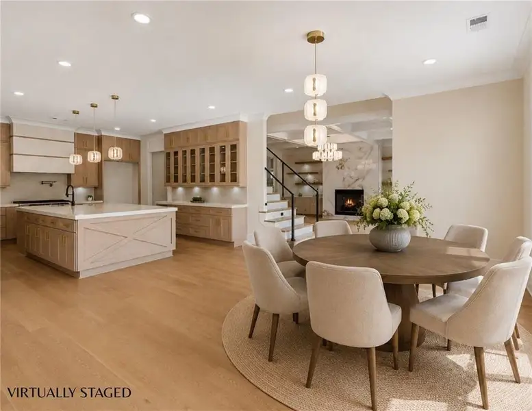 Furnished interior view inside a new home in , Buford (Image 18).