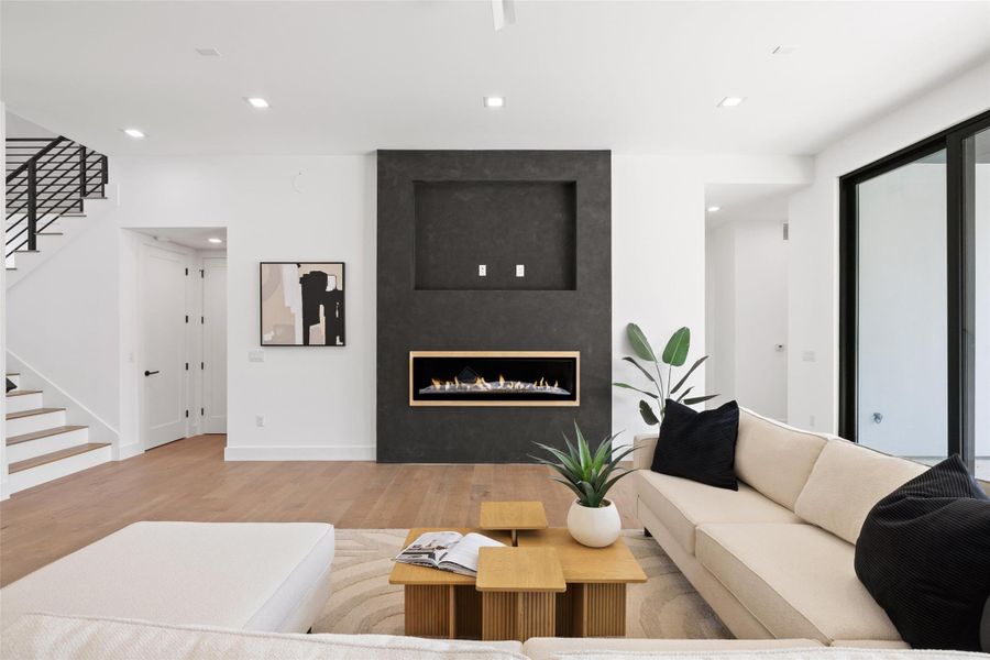 Furnished interior view inside a new home in , Austin (Image 32). Furnished interior view inside a new home in , Austin (Image 32).