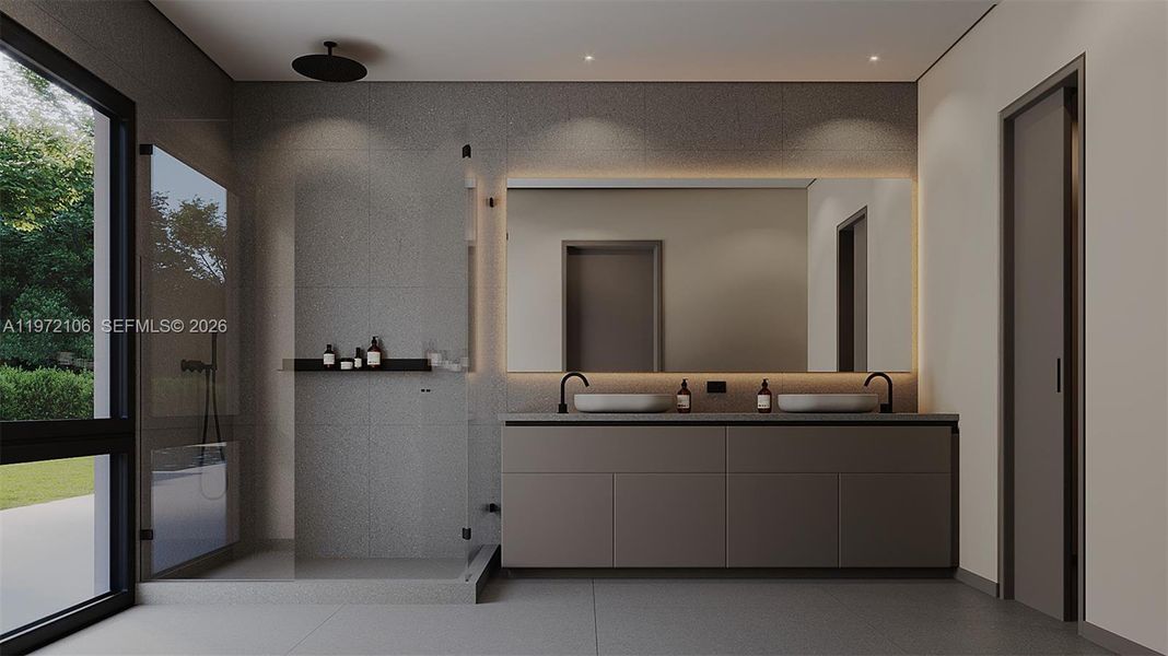 Furnished interior view inside a new home in , Plantation (Image 15).