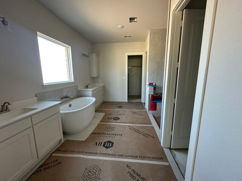 In-progress construction of a new home in Fannin Ranch, Leonard, TX (Image 19).