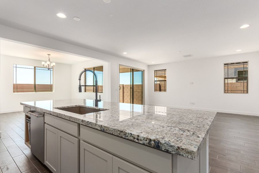 Furnished interior view inside a new home in Hawes Crossing, Mesa (Image 6).