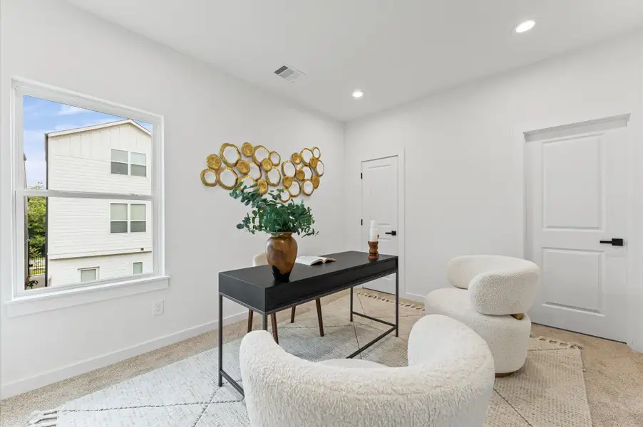 Furnished interior view inside a new home in , Houston (Image 12). Furnished interior view inside a new home in , Houston (Image 12).