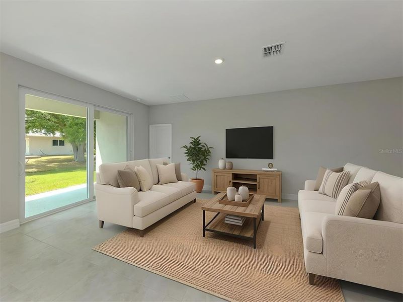 Furnished interior view inside a new home in , North Port (Image 16).