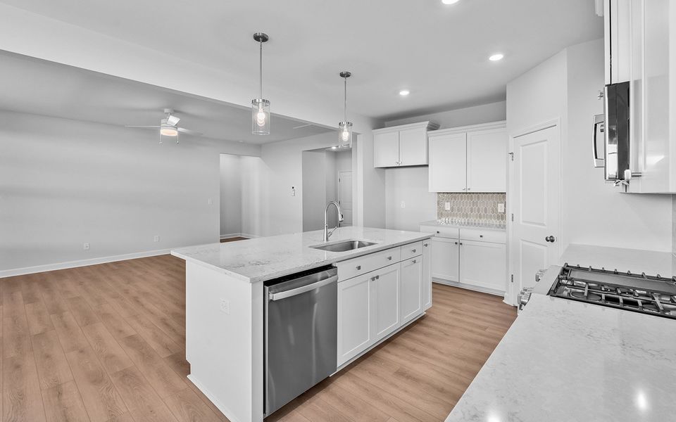 Furnished interior view inside a new home in Hanes Lake, Winston-Salem (Image 9).