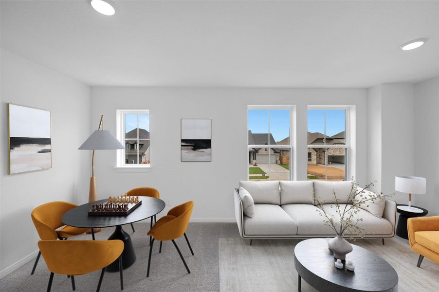 Virtually staged to give you the visual you need to see furniture placement and how the home can live.