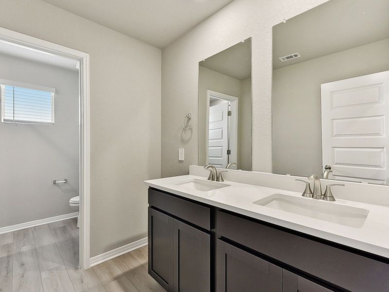 Furnished interior view inside a new home in Lakeside Meadows, Pflugerville (Image 5).