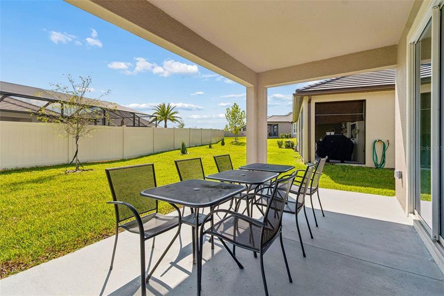 Exterior details and patio area of a home in Mirada Active Adult, San Antonio (Image 29).