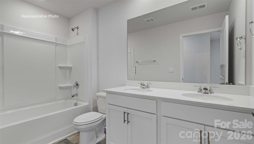 Furnished interior view inside a new home in Clark Creek Landing, Lincolnton (Image 6).