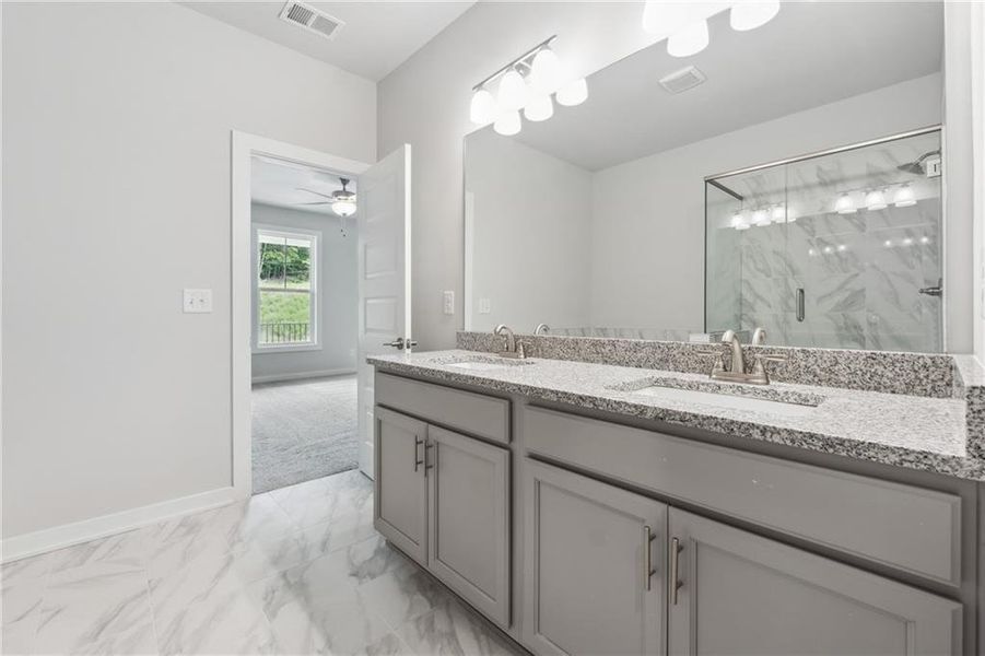 Furnished interior view inside a new home in , Gainesville (Image 8).