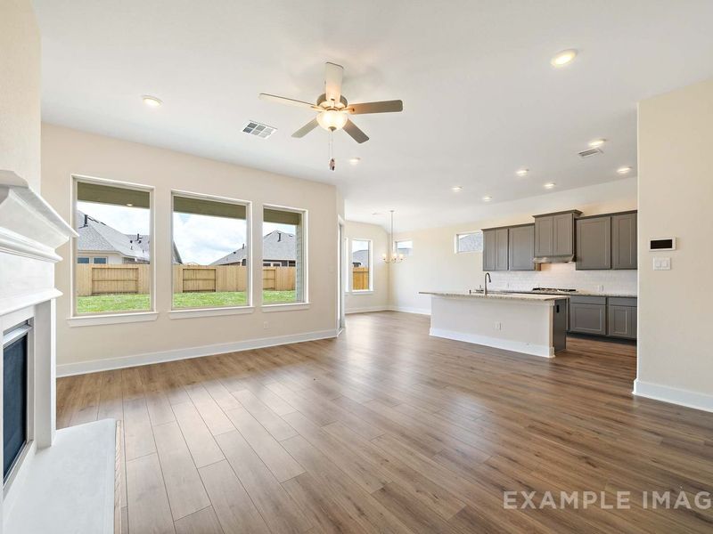 Representative unfurnished interior of a home built from the The Diana A by Davidson Homes LLC in Lago Mar, Texas City (Image 24).