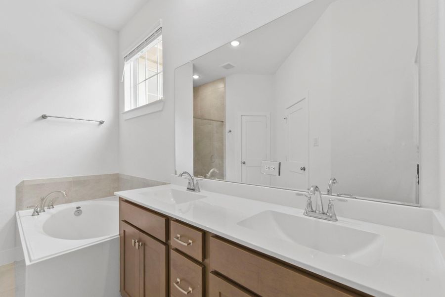 Primary bathroom Primary bathroom