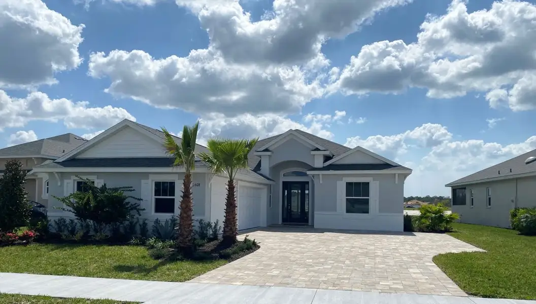 Representative exterior photo of a completed home built from the Birkdale by Paytas Homes in The Reserve at Victoria, Deland, FL (Image 2).