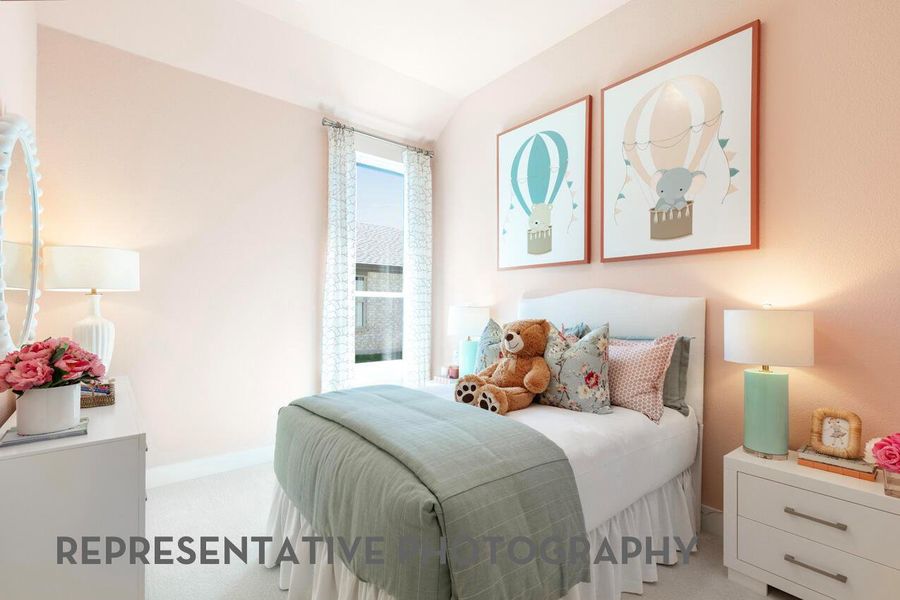 Furnished interior view inside a new home in 6 Creeks at Waterridge, Kyle (Image 28).