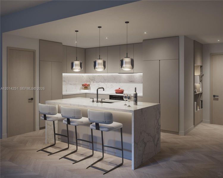 Furnished interior view inside a new home in , Tampa (Image 5).