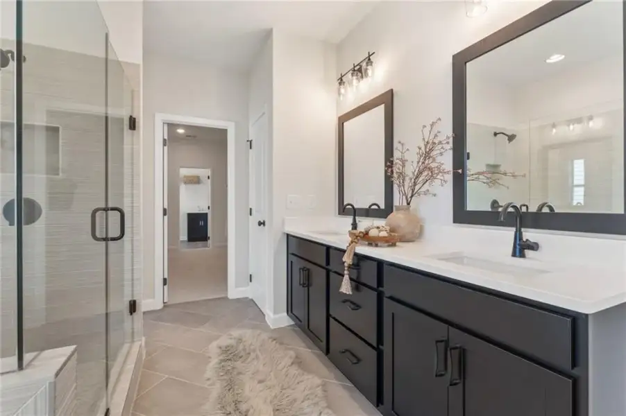 Furnished interior view inside a new home in Linden Grove, Powder Springs (Image 16).