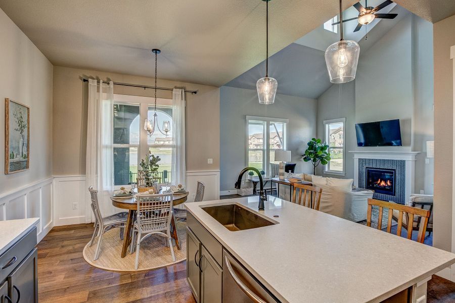 Representative furnished interior of a home built from the The Avalon by Landmark Homes in Vernazza, Windsor (Image 16).