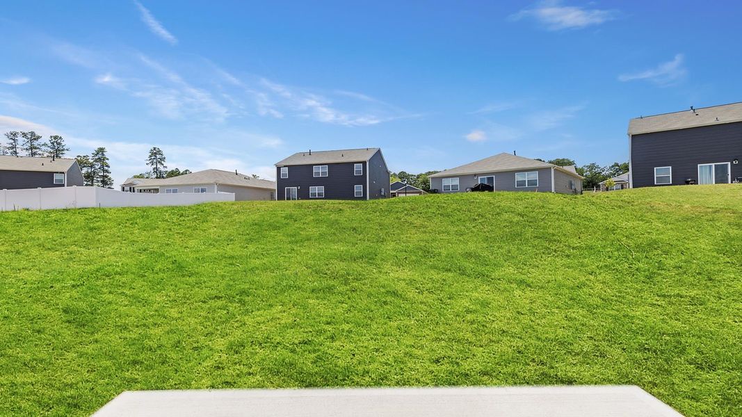 Exterior details and patio area of a home in Treemont Commons, Wellford (Image 4). Exterior details and patio area of a home in Treemont Commons, Wellford (Image 4).
