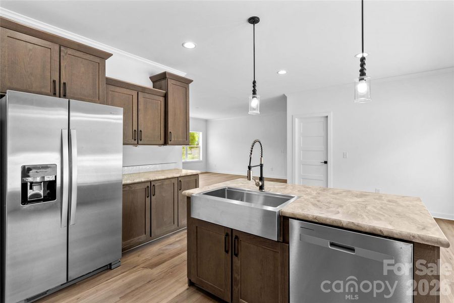 Furnished interior view inside a new home in , Catawba (Image 9).