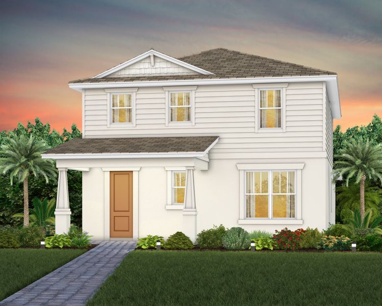 Representative exterior photo of a completed home built from the Mabel II with ADU by Pulte Homes in SeaFlower, Bradenton, FL (Image 40).