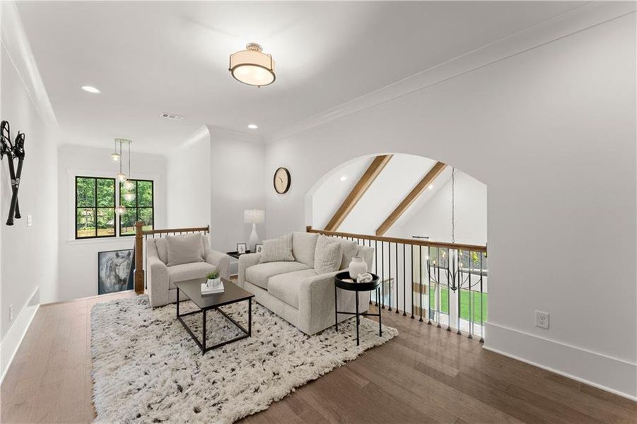 Furnished interior view inside a new home in Montview Estates, Powder Springs (Image 18).
