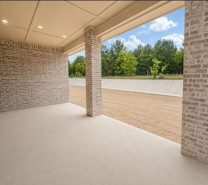 Exterior details and patio area of a home in Escondido, Magnolia (Image 3).