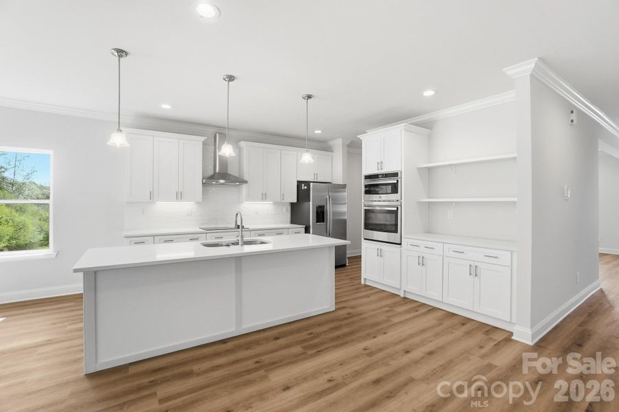 Furnished interior view inside a new home in , Albemarle (Image 7). Furnished interior view inside a new home in , Albemarle (Image 7).