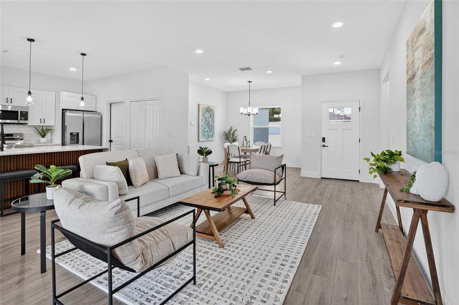 Furnished interior view inside a new home in , Ocala (Image 3).