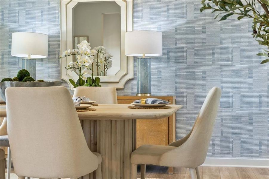 Furnished interior view inside a new home in Hawthorne Reserve, Dallas (Image 15).