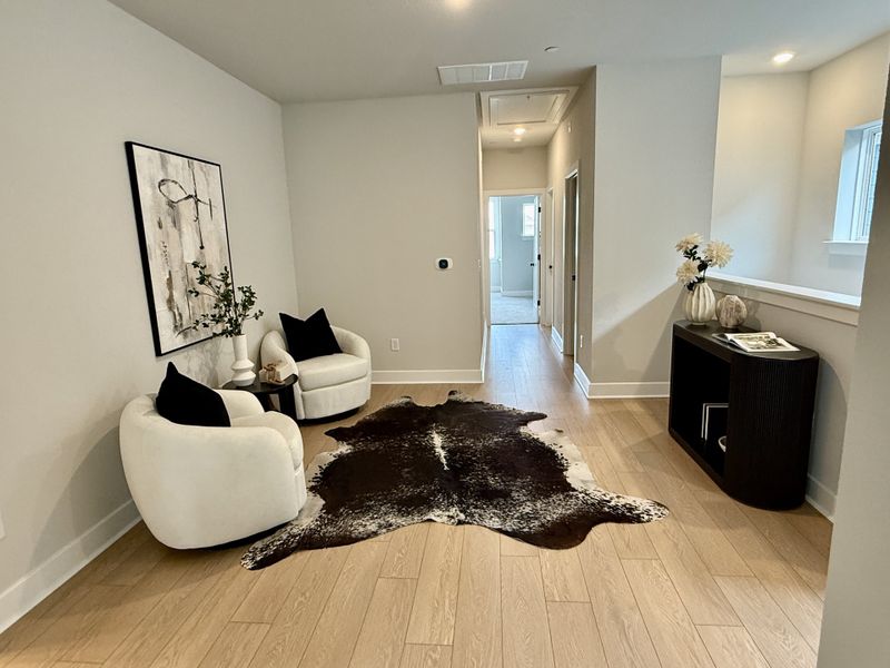 Furnished interior view inside a new home in The Twilight at Goodnight Ranch, Austin (Image 5).