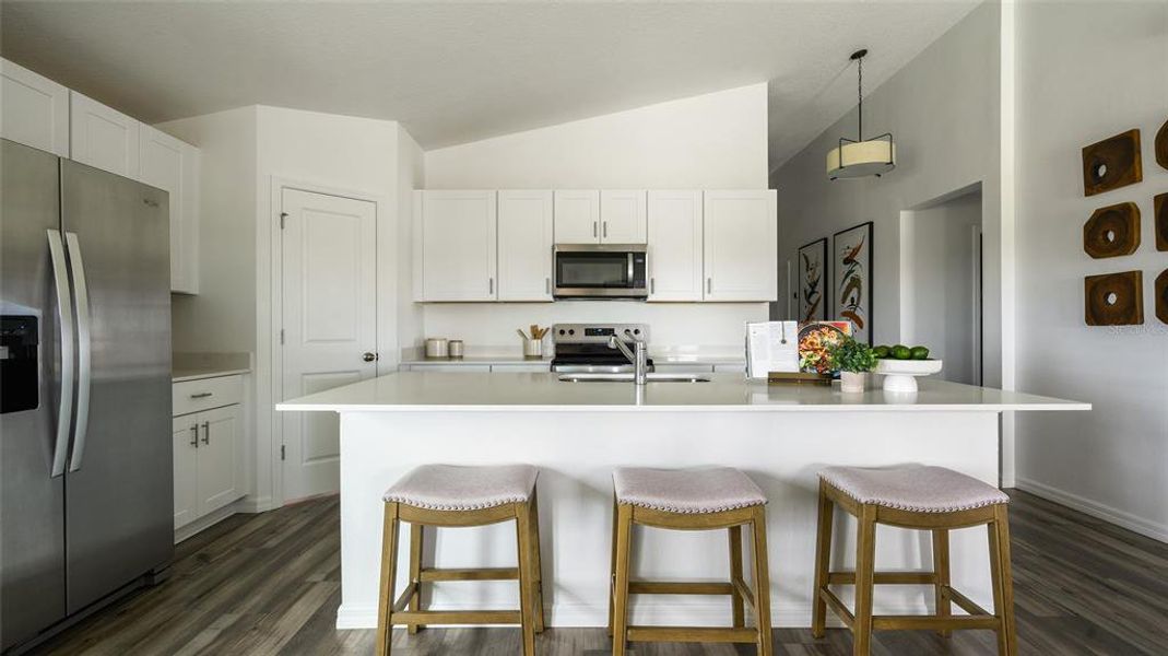 Furnished interior view inside a new home in Crosswinds, Haines City (Image 4).