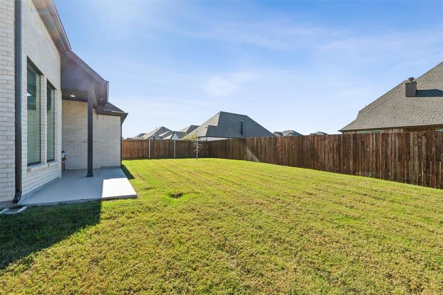 View of yard featuring a patio